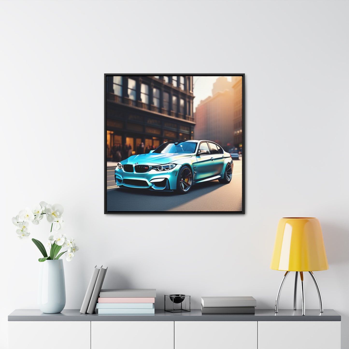 Urban Elegance: Bavarian Beast on Broadway Canvas