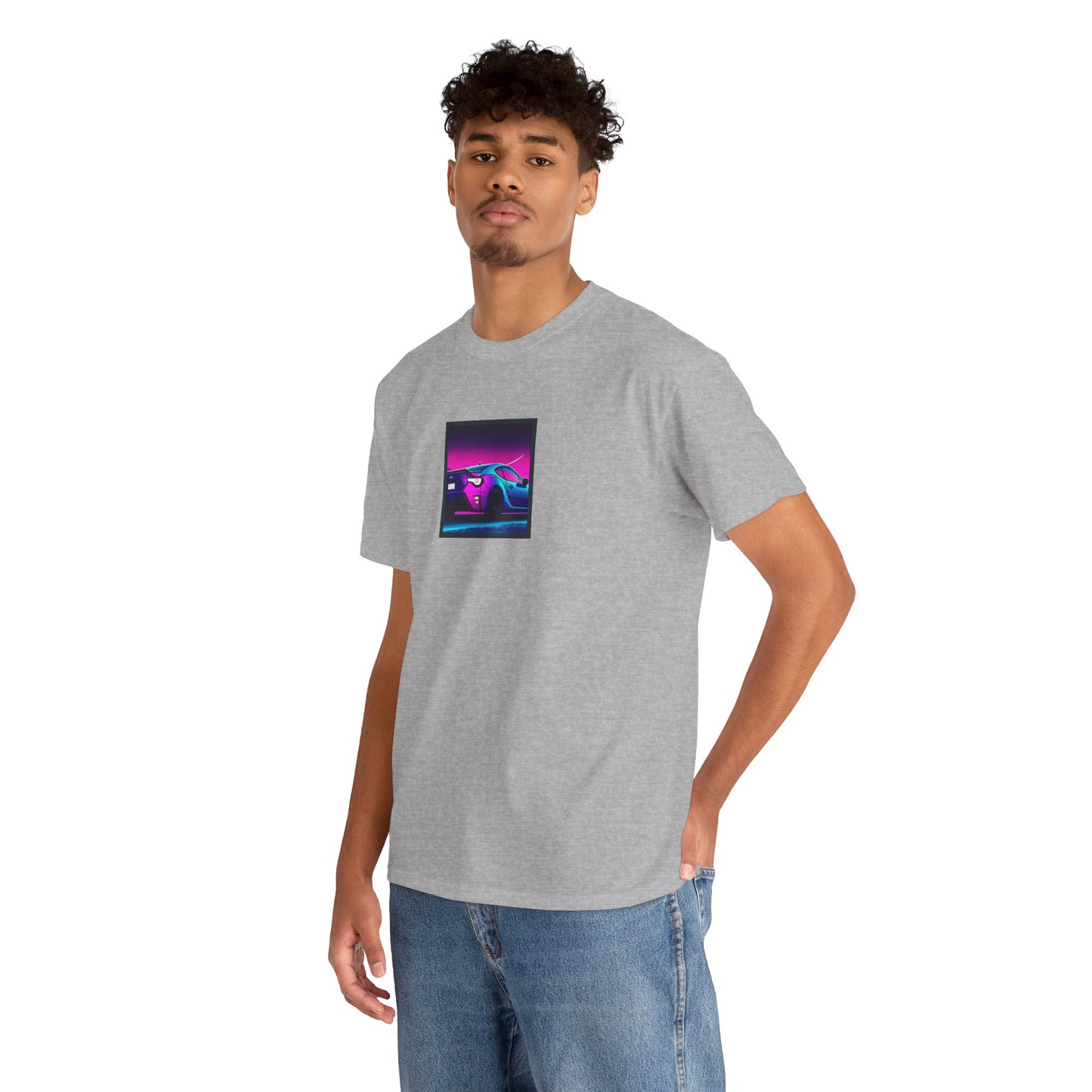 Sleek JDM Midnight Nights Coupe Synthwave T-Shirt