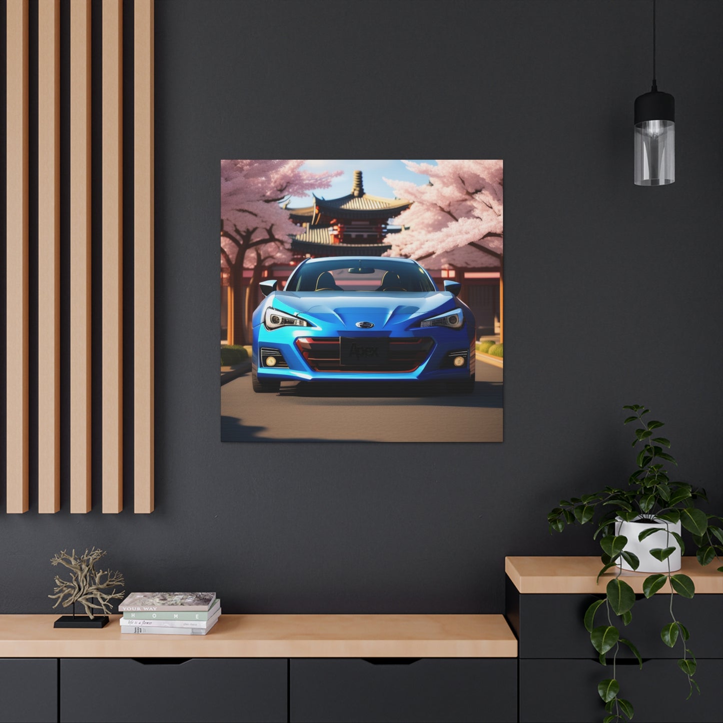 Zen & Speed: Japanese Track Toy JDM Wall Art