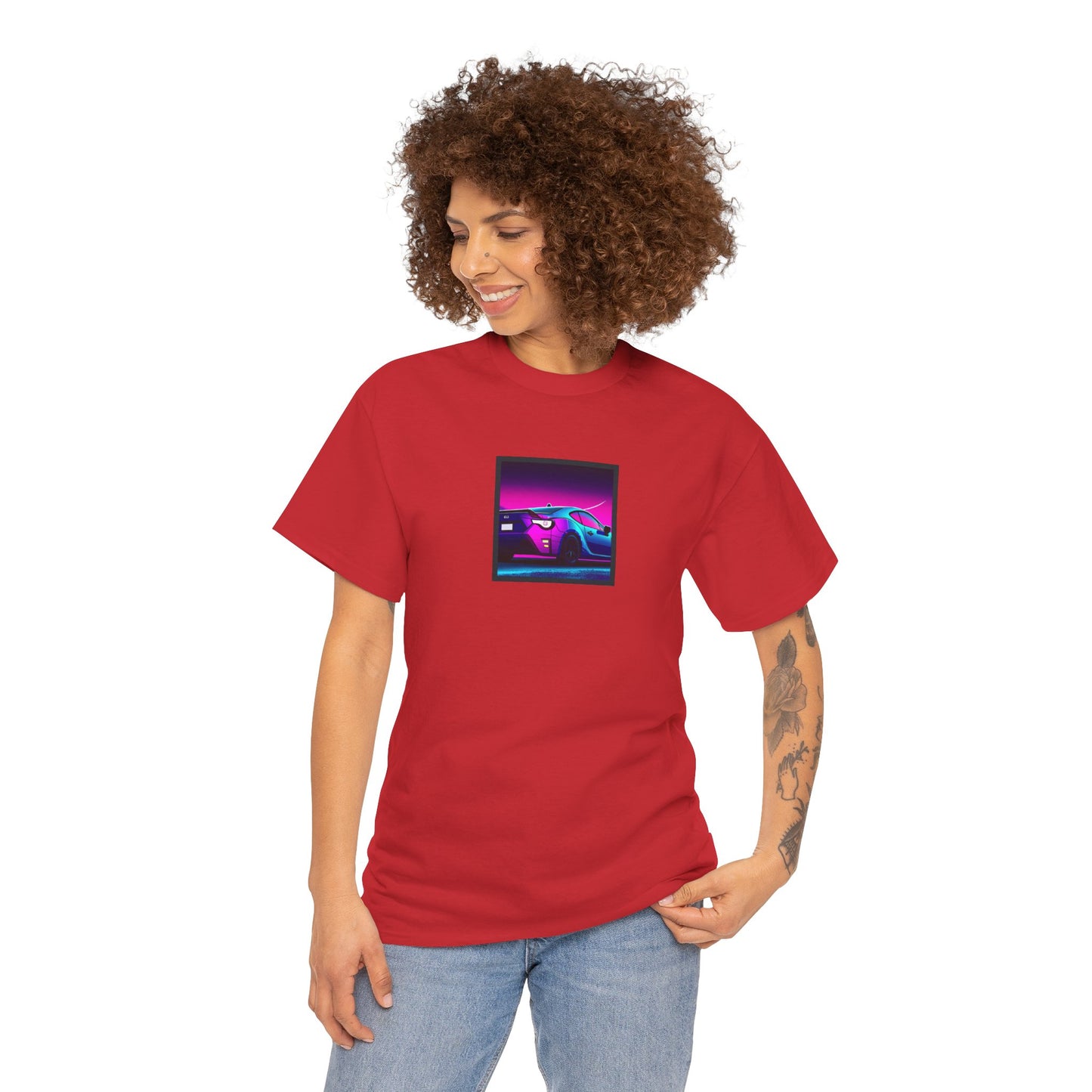 Sleek JDM Midnight Nights Coupe Synthwave T-Shirt