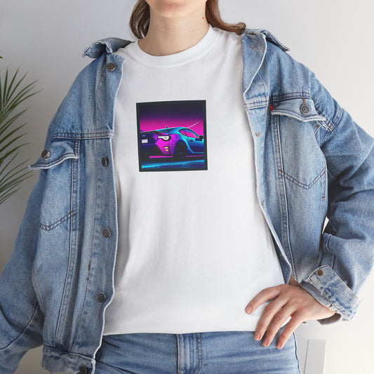 Sleek JDM Midnight Nights Coupe Synthwave T-Shirt