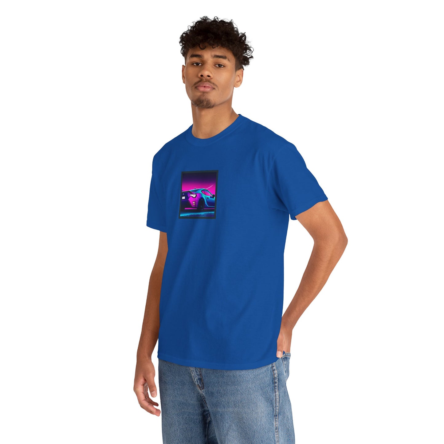 Sleek JDM Midnight Nights Coupe Synthwave T-Shirt