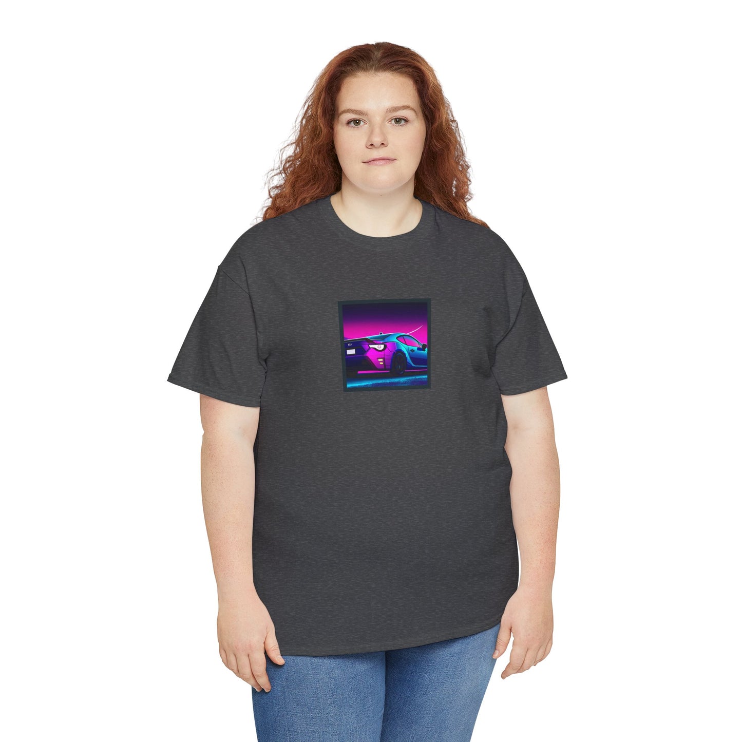 Sleek JDM Midnight Nights Coupe Synthwave T-Shirt