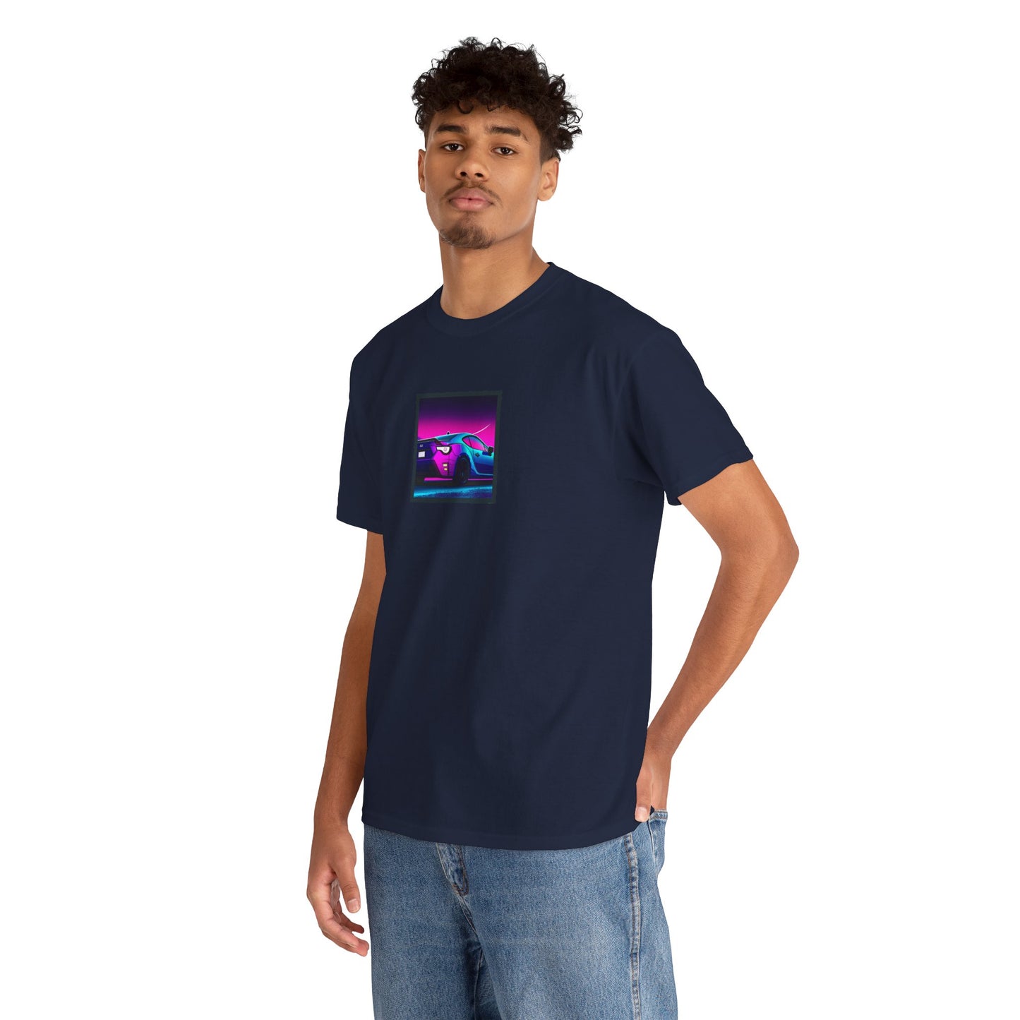 Sleek JDM Midnight Nights Coupe Synthwave T-Shirt