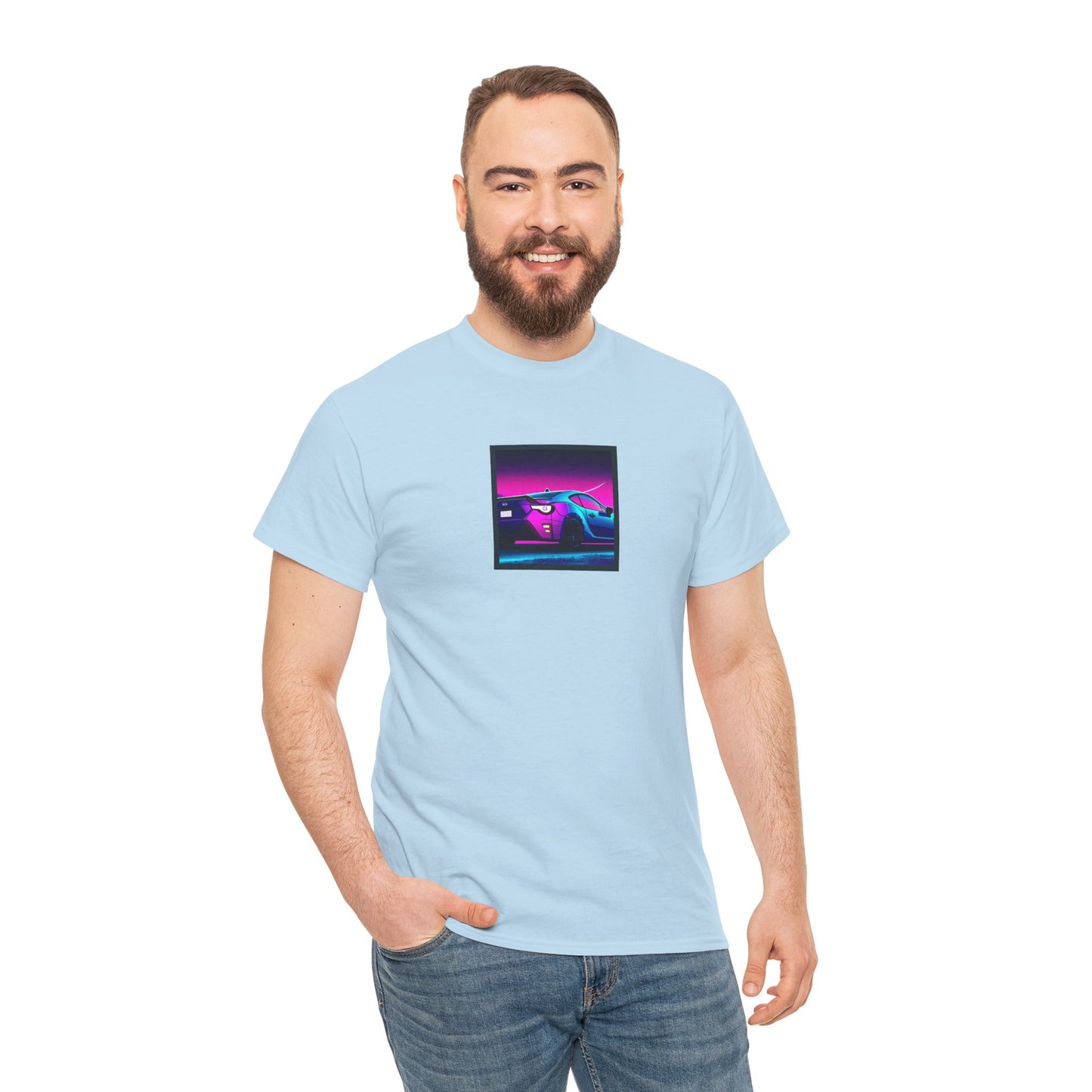 Sleek JDM Midnight Nights Coupe Synthwave T-Shirt