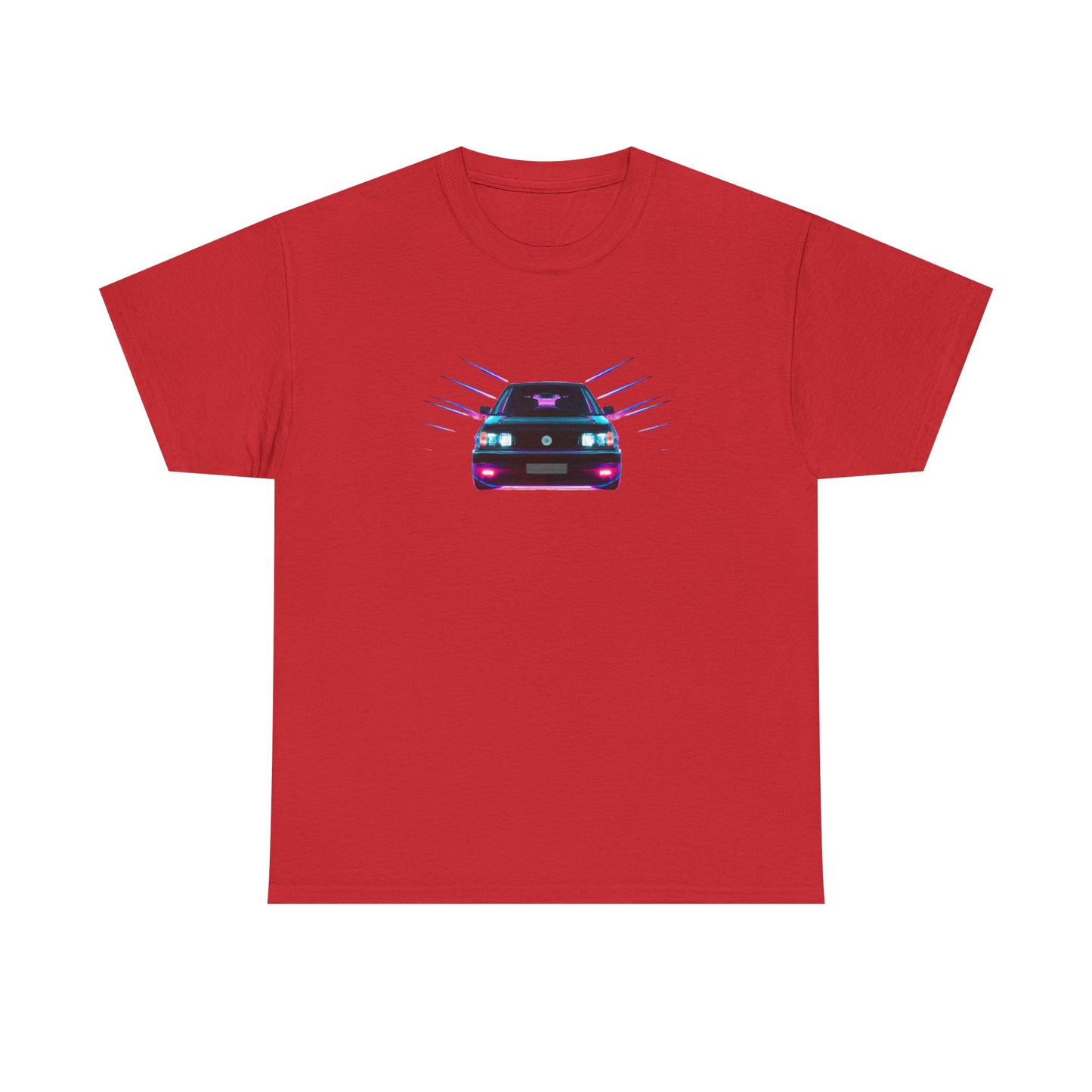 Retro Revival: Synthwave Tribute Hatchback T-Shirt