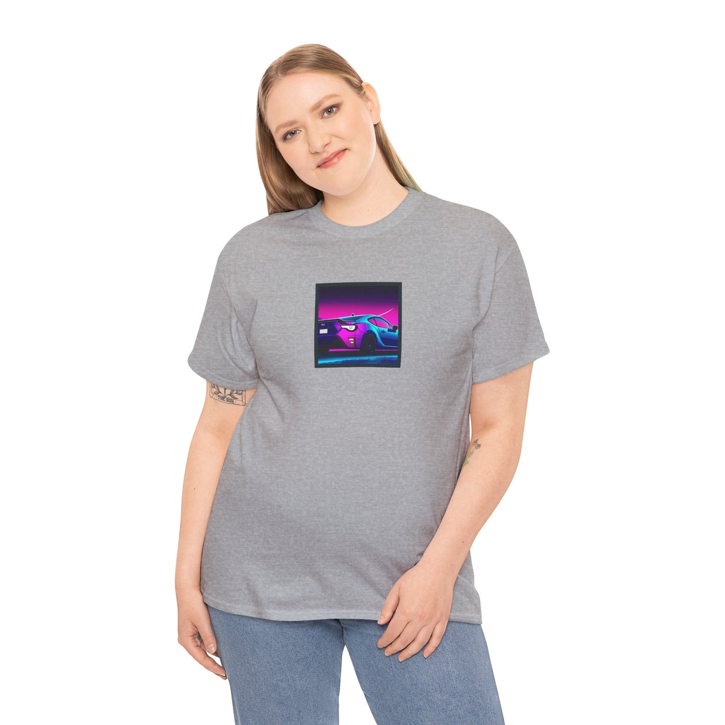 Sleek JDM Midnight Nights Coupe Synthwave T-Shirt