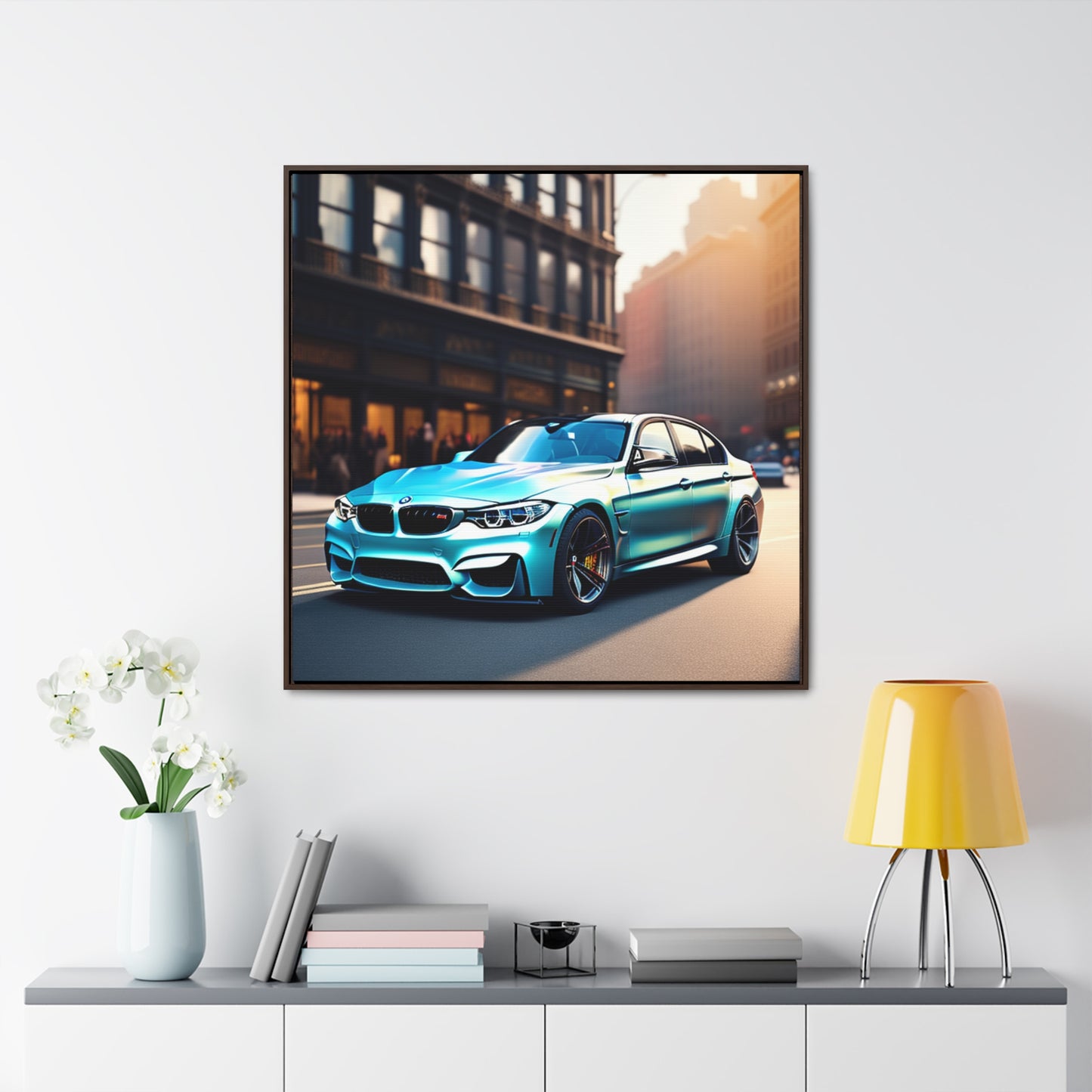 Urban Elegance: Bavarian Beast on Broadway Canvas