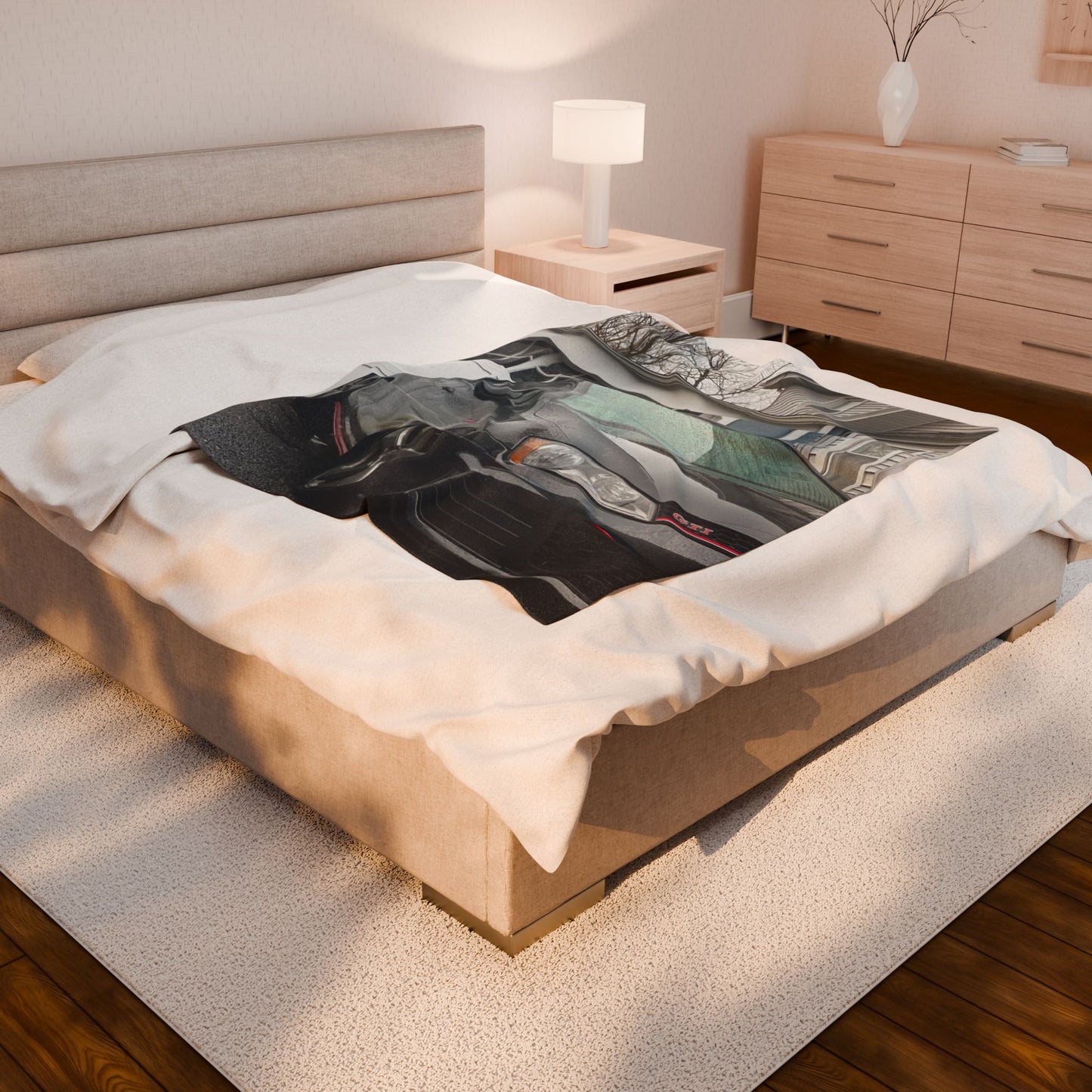 Personalized Comfort: Custom Car Blanket