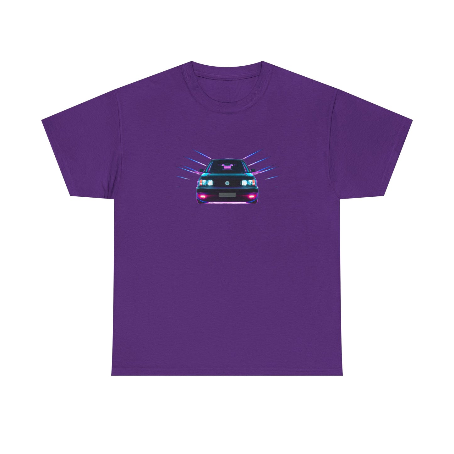 Retro Revival: Synthwave Tribute Hatchback T-Shirt