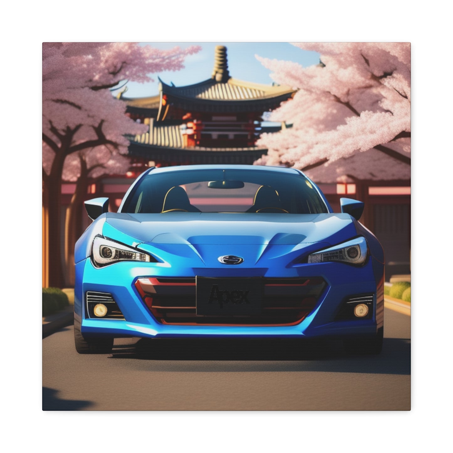 Zen & Speed: Japanese Track Toy JDM Wall Art