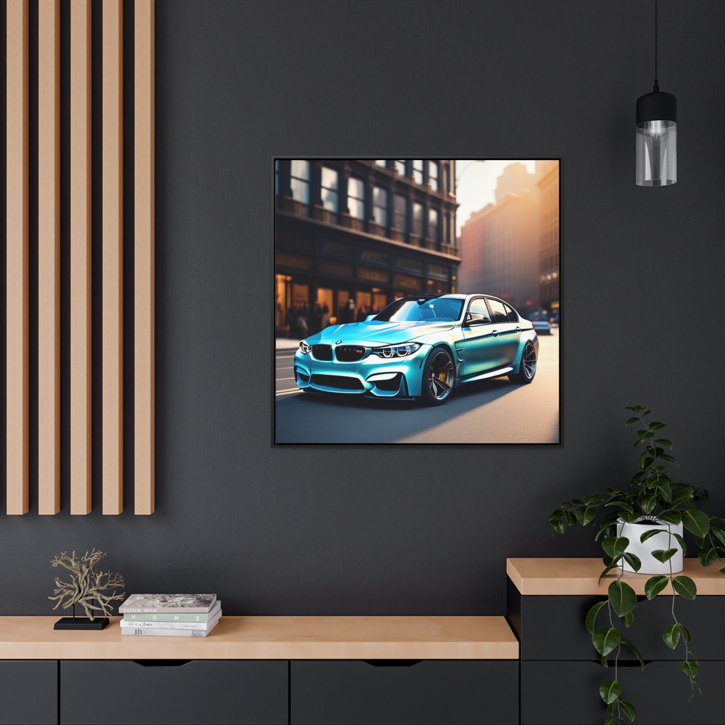 Urban Elegance: Bavarian Beast on Broadway Canvas