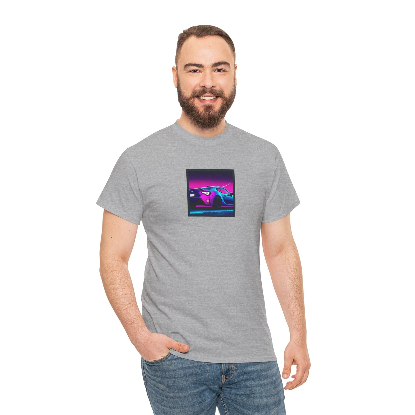 Sleek JDM Midnight Nights Coupe Synthwave T-Shirt