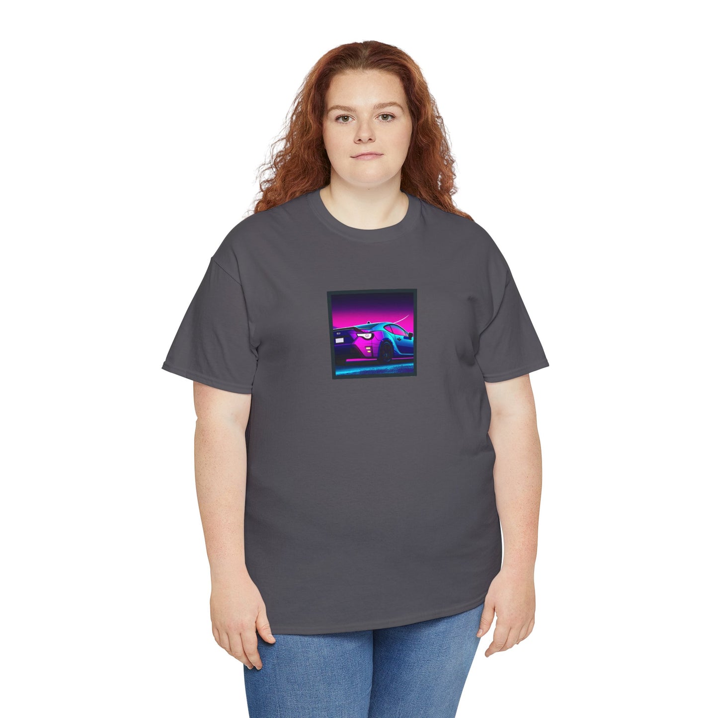 Sleek JDM Midnight Nights Coupe Synthwave T-Shirt