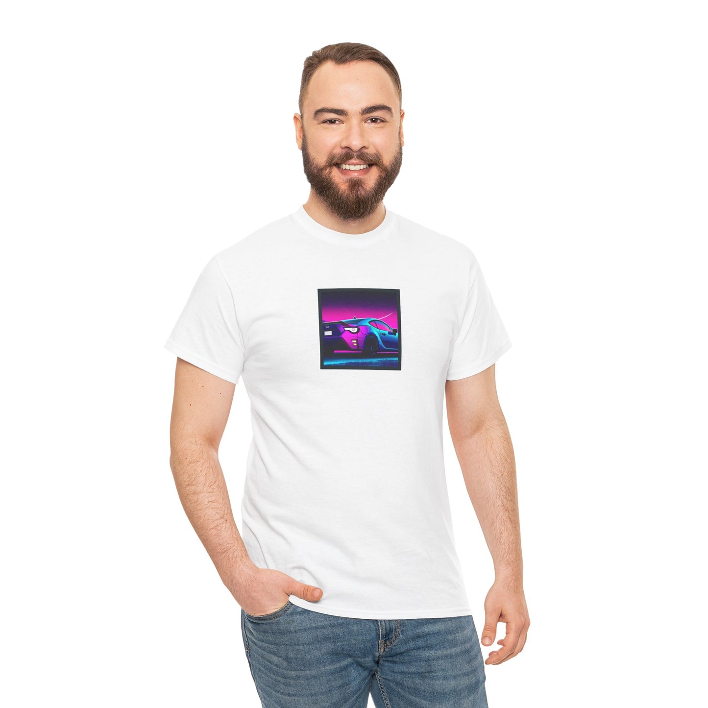 Sleek JDM Midnight Nights Coupe Synthwave T-Shirt