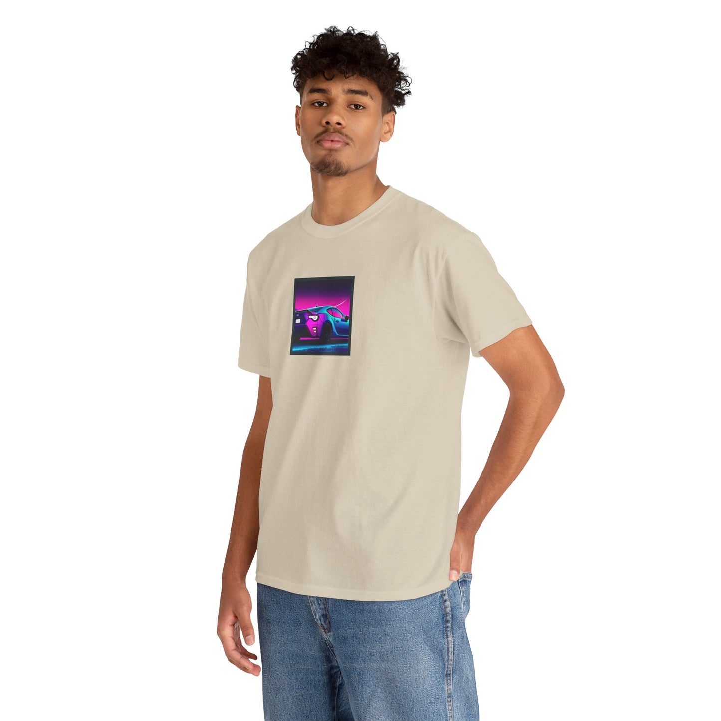 Sleek JDM Midnight Nights Coupe Synthwave T-Shirt