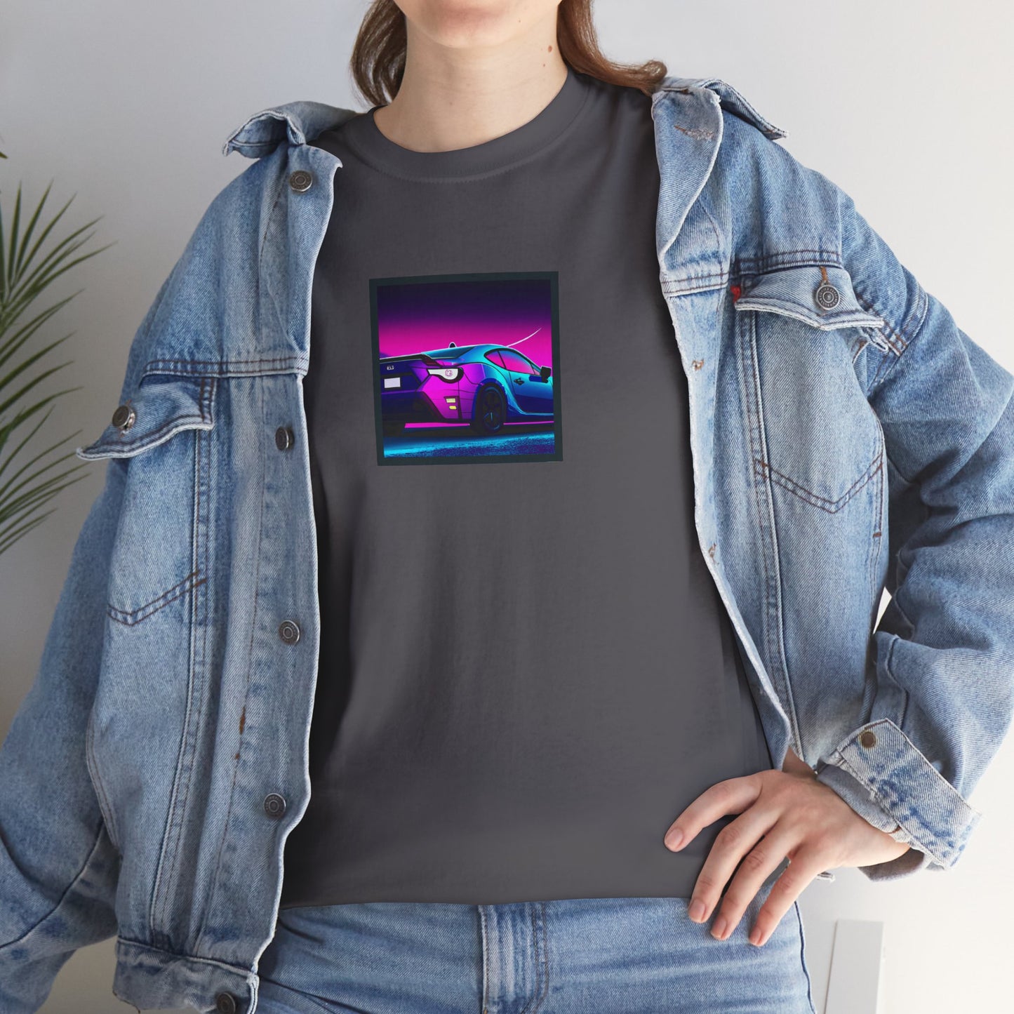 Sleek JDM Midnight Nights Coupe Synthwave T-Shirt