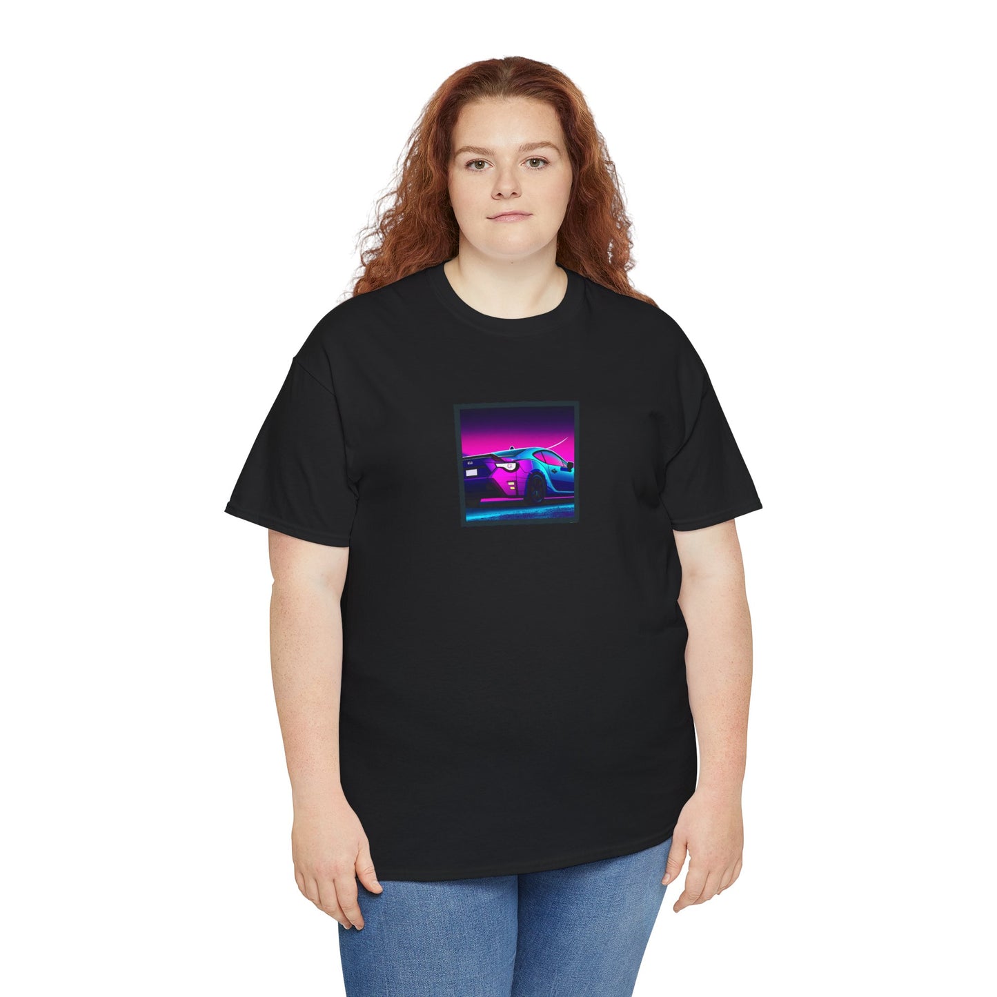 Sleek JDM Midnight Nights Coupe Synthwave T-Shirt