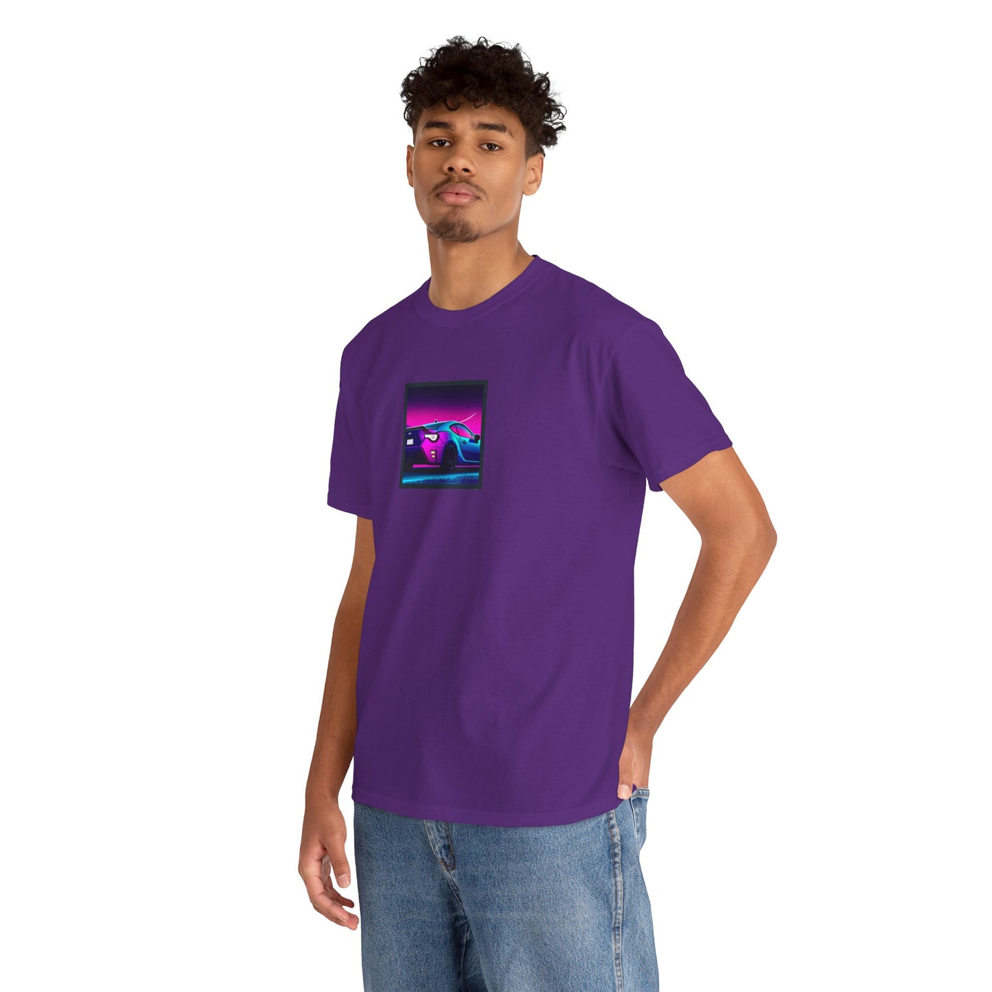 Sleek JDM Midnight Nights Coupe Synthwave T-Shirt