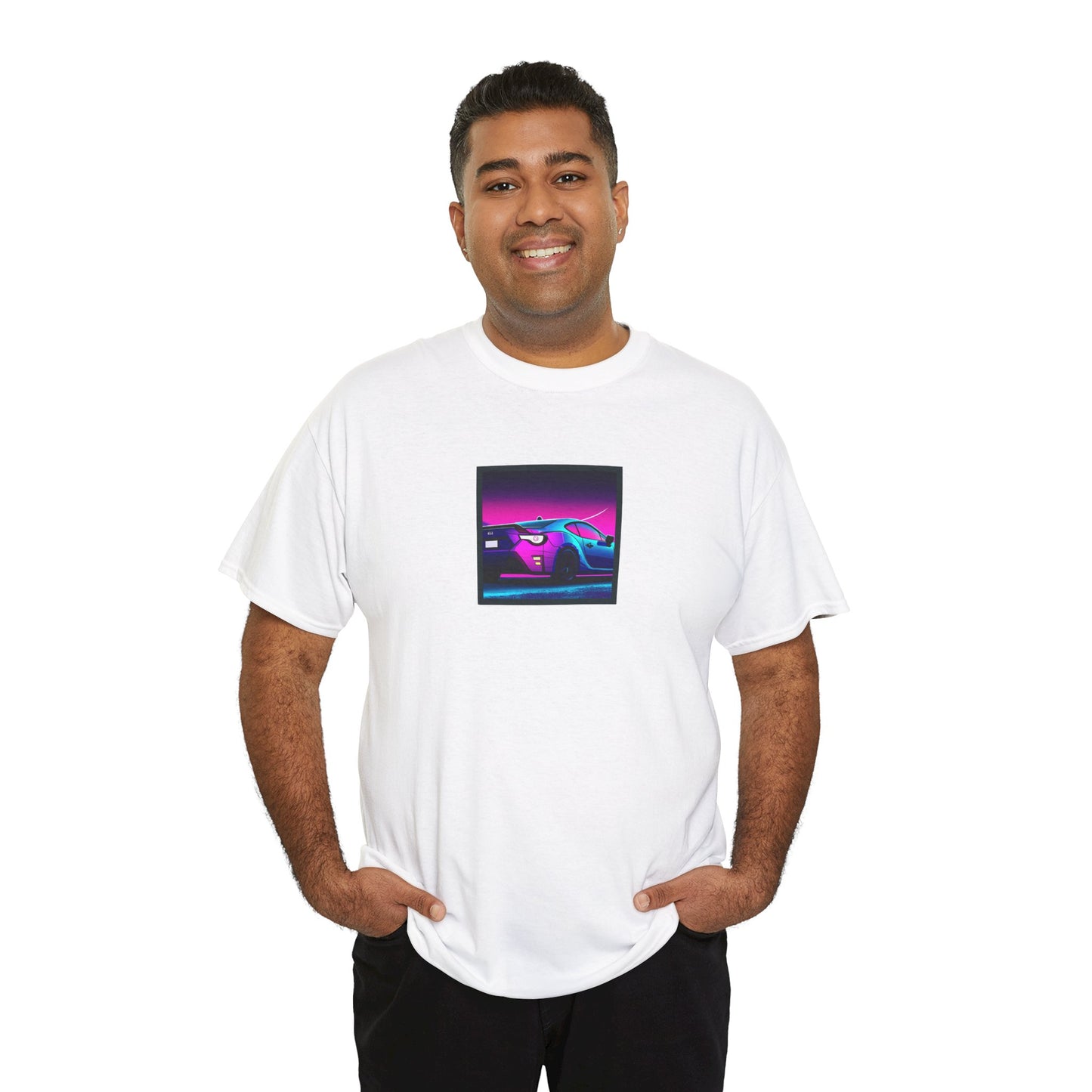 Sleek JDM Midnight Nights Coupe Synthwave T-Shirt