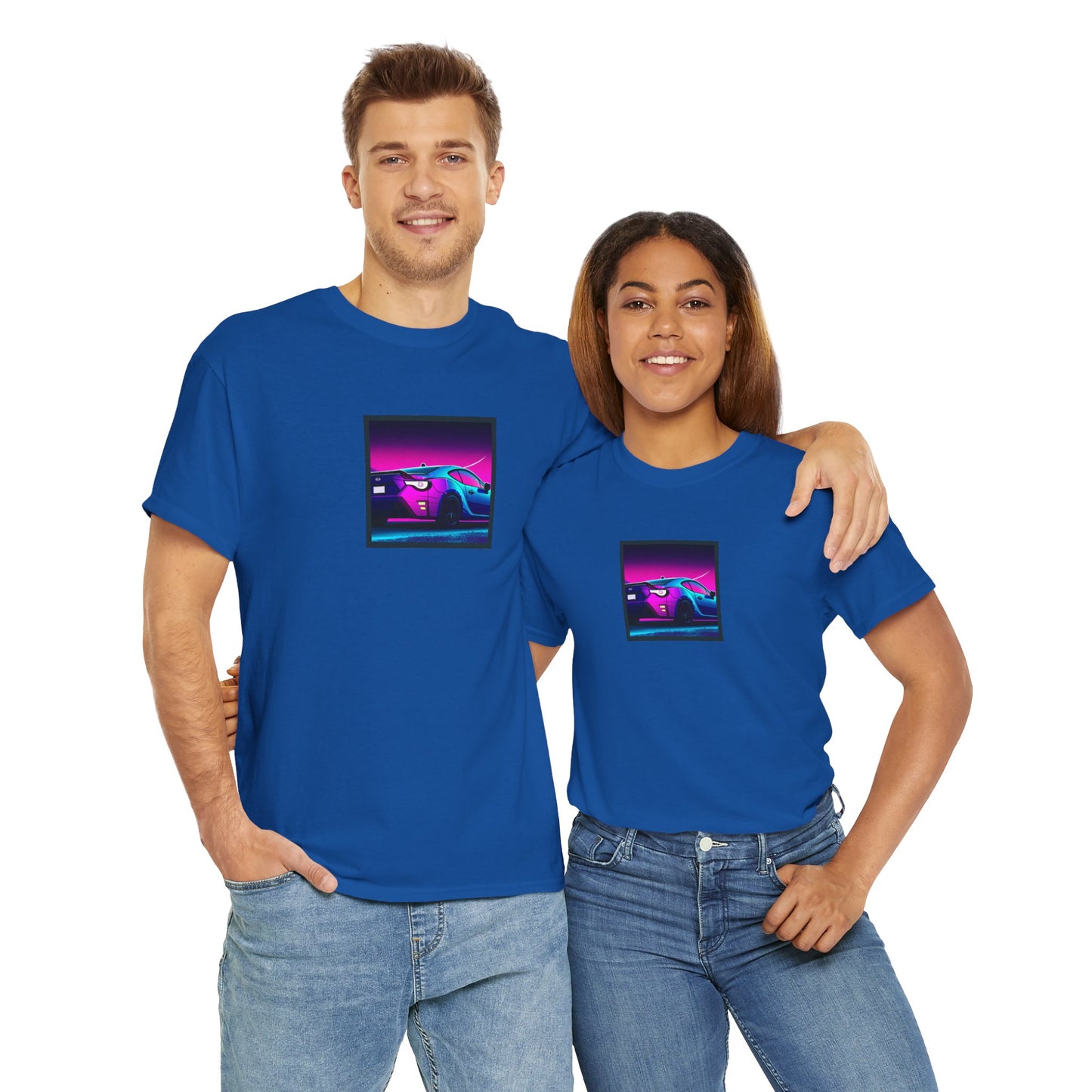 Sleek JDM Midnight Nights Coupe Synthwave T-Shirt