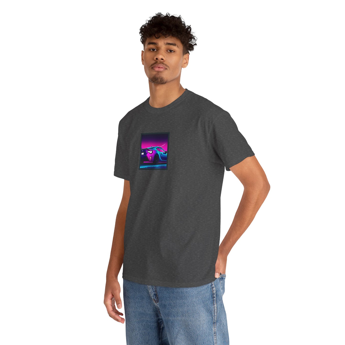 Sleek JDM Midnight Nights Coupe Synthwave T-Shirt