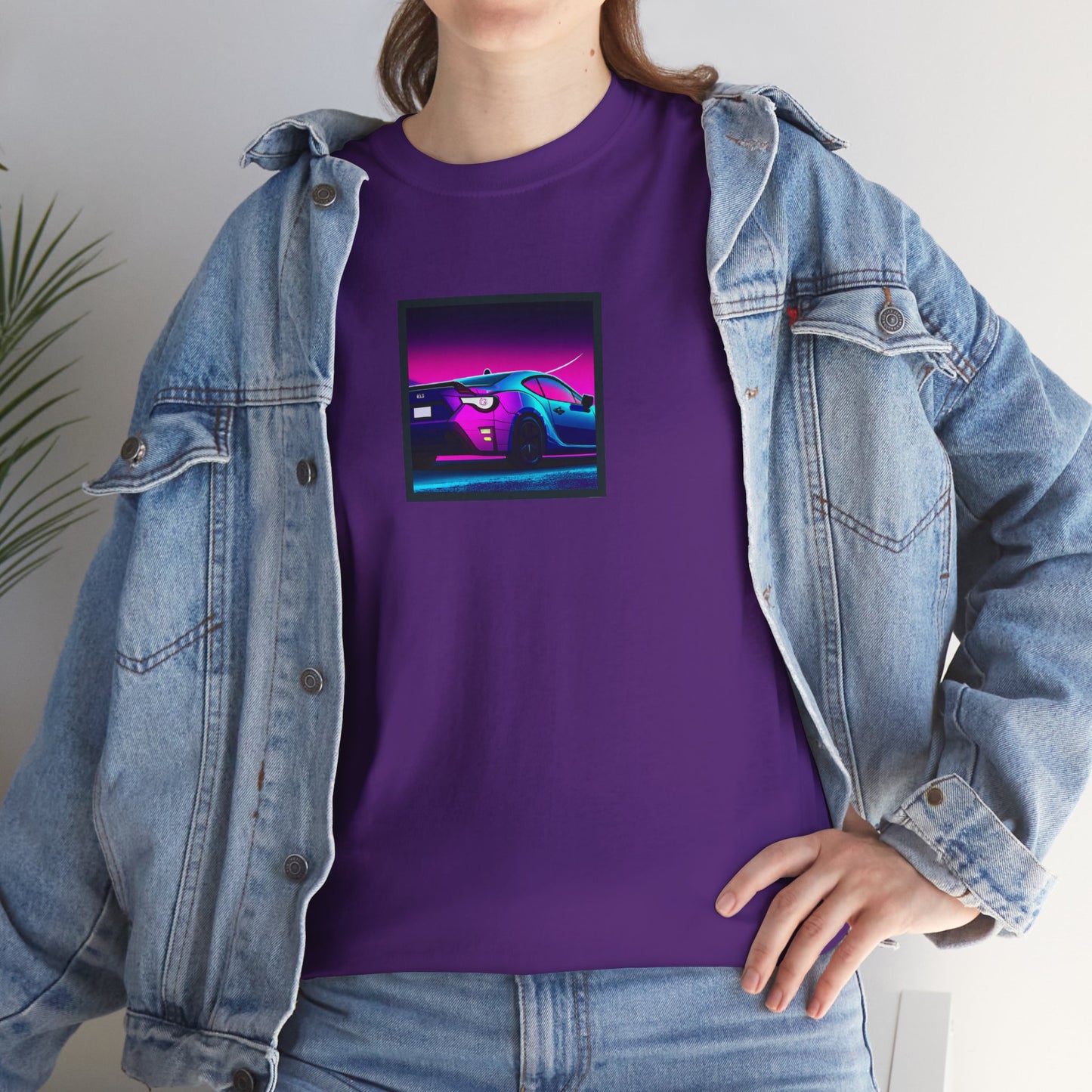 Sleek JDM Midnight Nights Coupe Synthwave T-Shirt