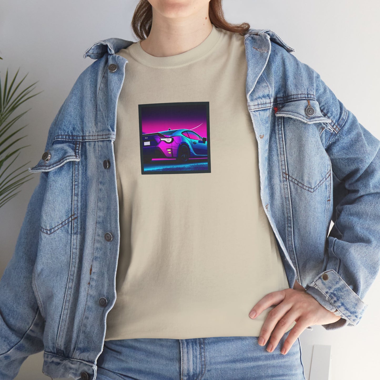 Sleek JDM Midnight Nights Coupe Synthwave T-Shirt