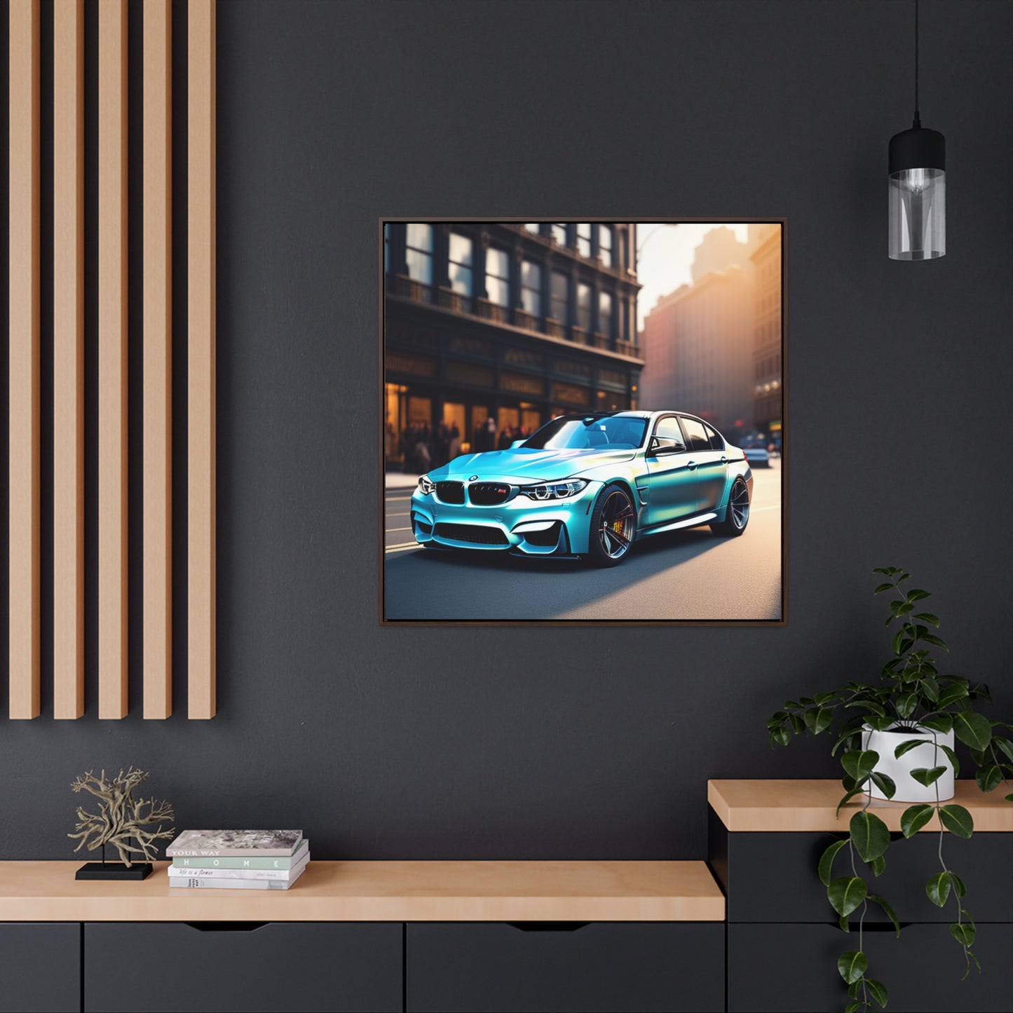 Urban Elegance: Bavarian Beast on Broadway Canvas