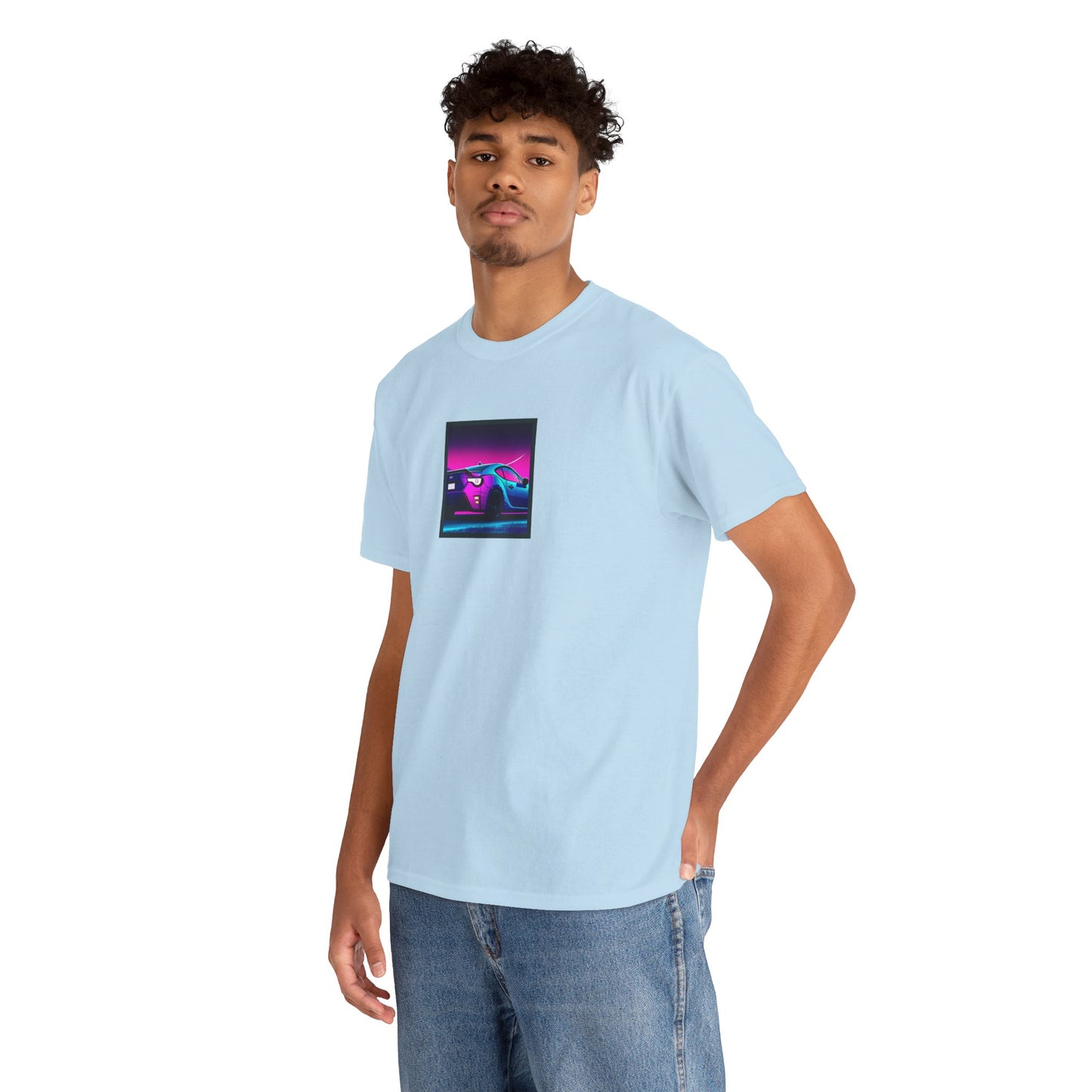 Sleek JDM Midnight Nights Coupe Synthwave T-Shirt