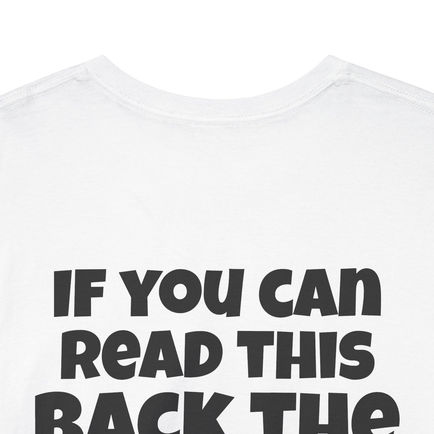 Sports Bike Shirt: "If you can read this back the Fuck up!"