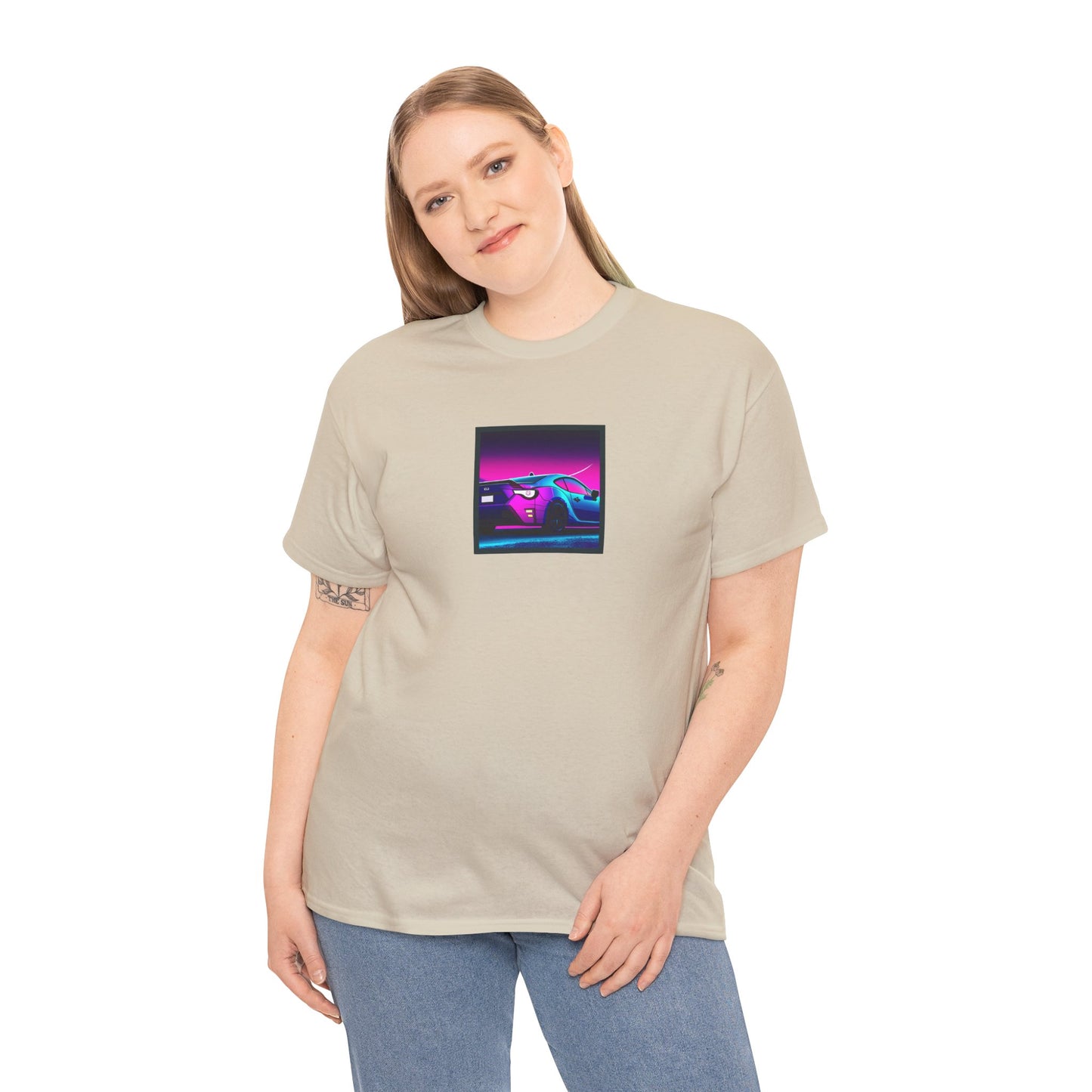 Sleek JDM Midnight Nights Coupe Synthwave T-Shirt