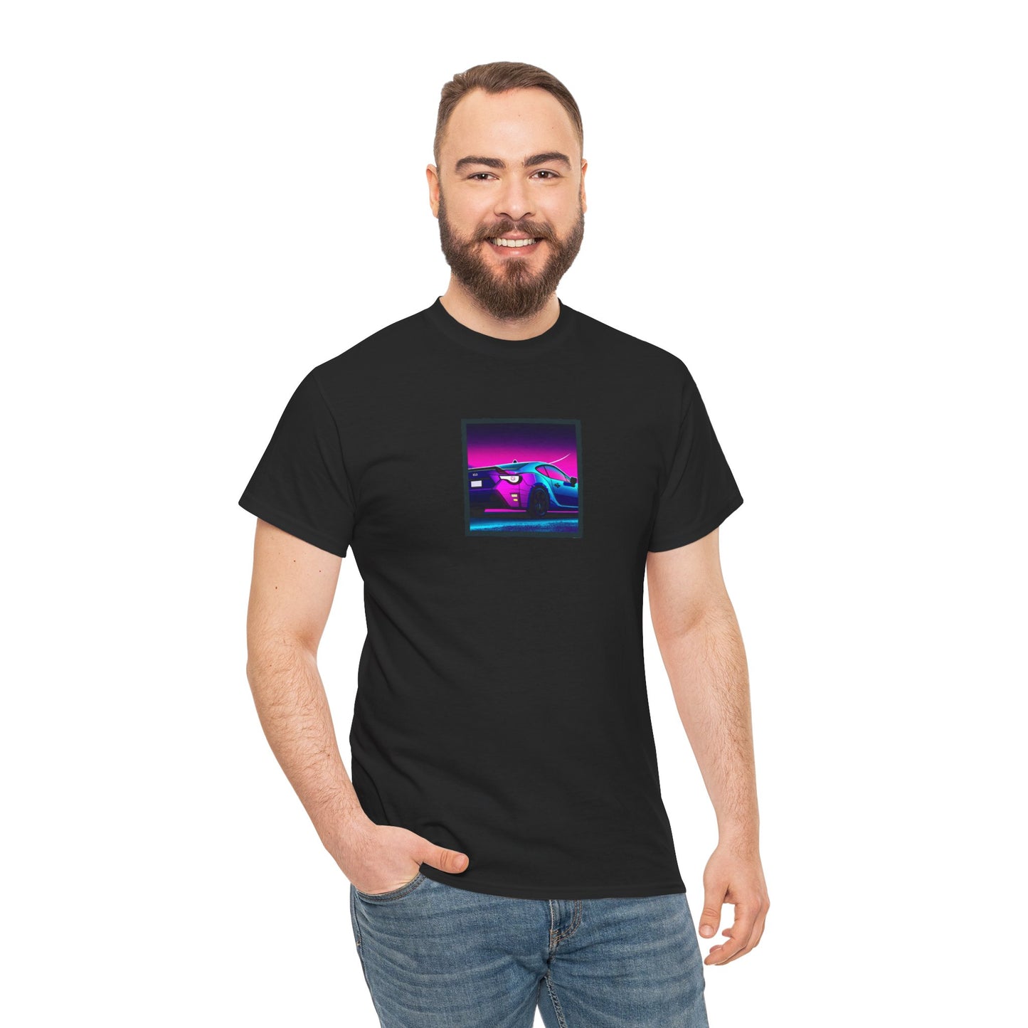 Sleek JDM Midnight Nights Coupe Synthwave T-Shirt