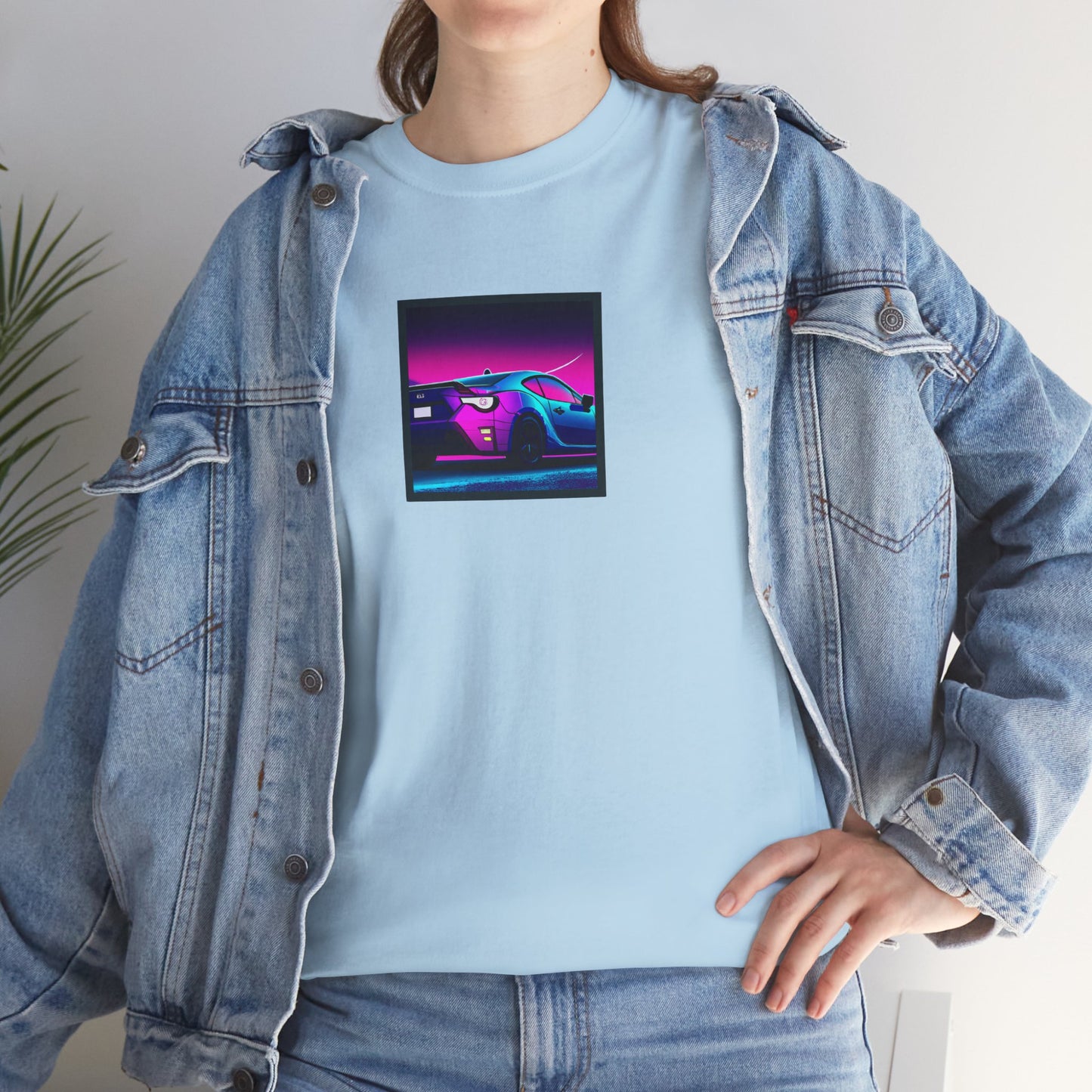 Sleek JDM Midnight Nights Coupe Synthwave T-Shirt